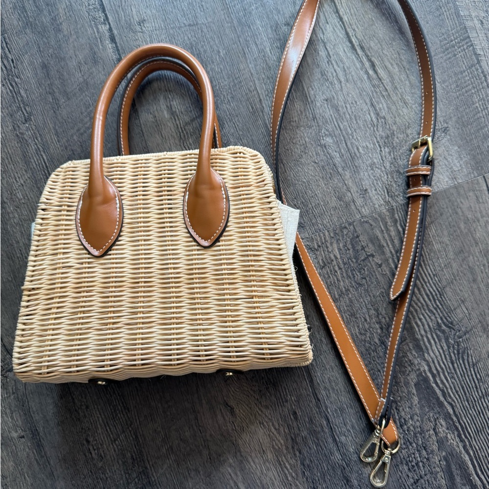 Zara mini straw purse